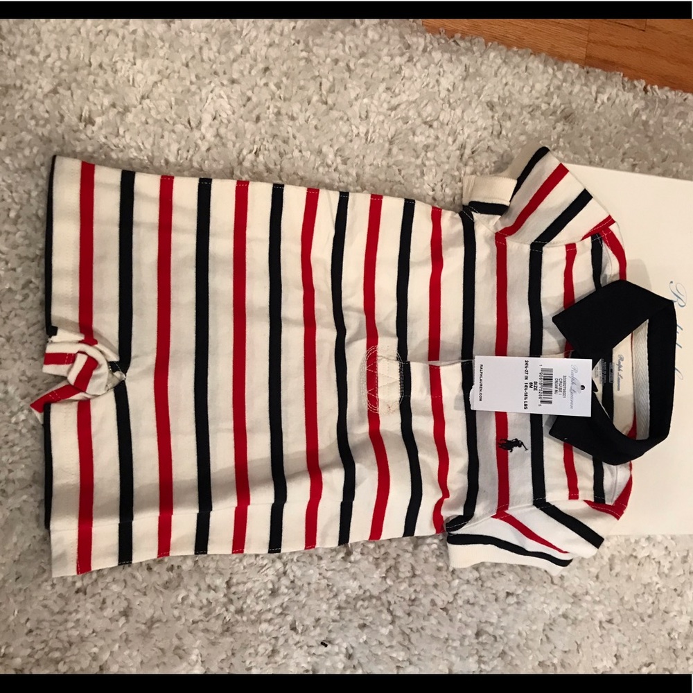 RL boys one piece romper 6 months brand new